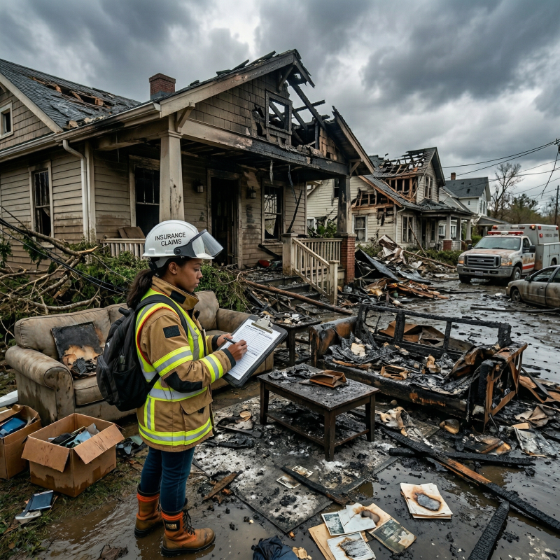 Fire damage claim course